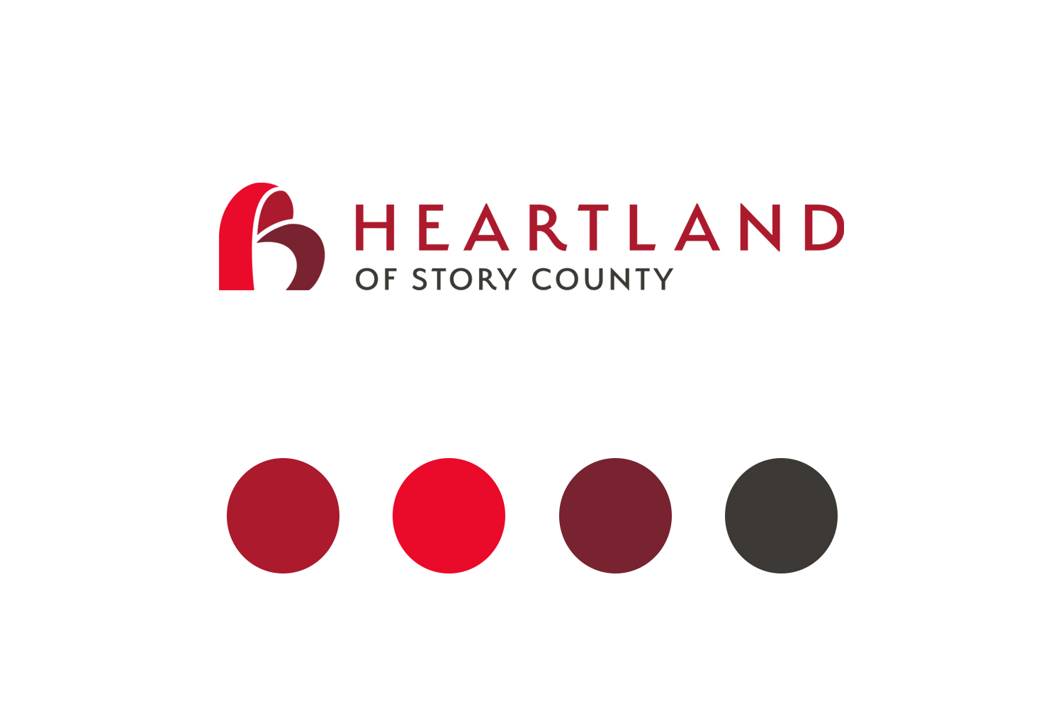 Heartland Horizontal Logo Design