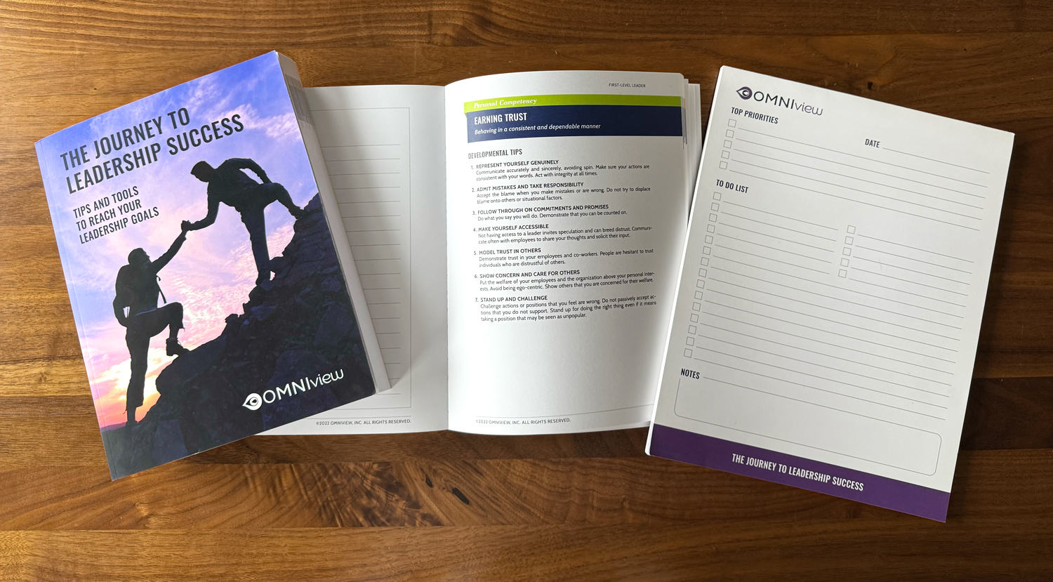 Journey to Leadership Success Notepad