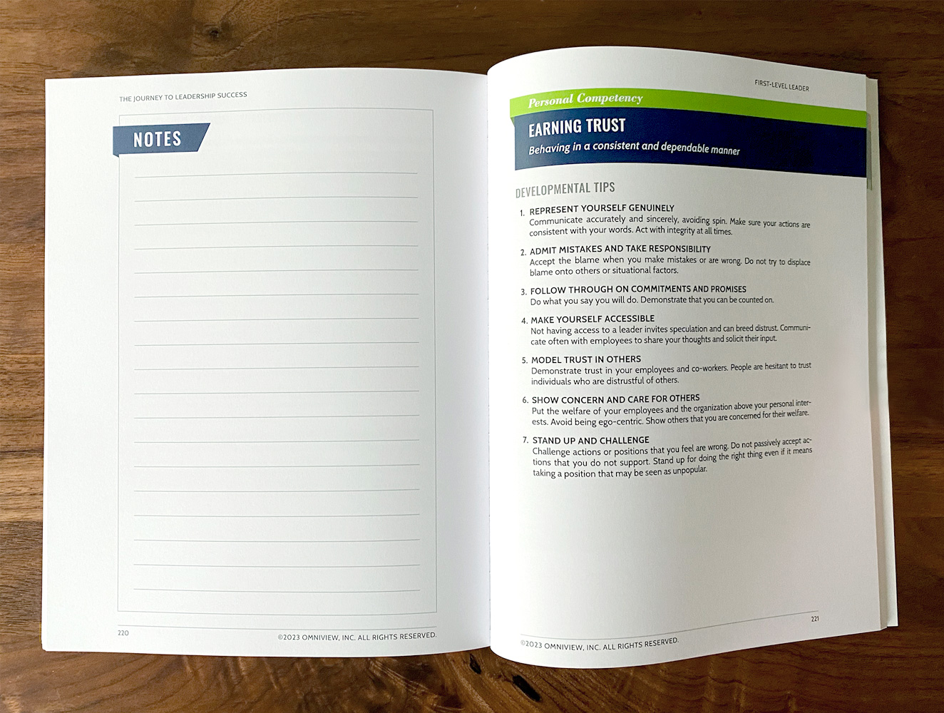 Journey to Leadership Success Book Spread